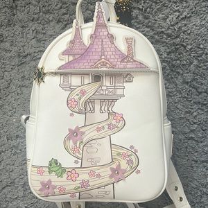 Rapunzel tower loungefly mini backpack